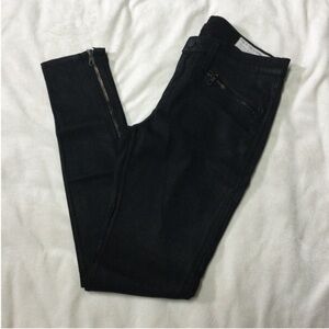 Rag & Bone Black Zip Pants 29